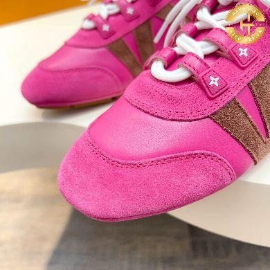 Premium Elegant  Pink Designer Sneakers For Women