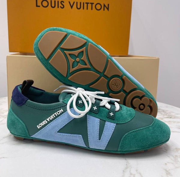 Luxury Green Designer Sneakers Stylish Comfort with Signature Details