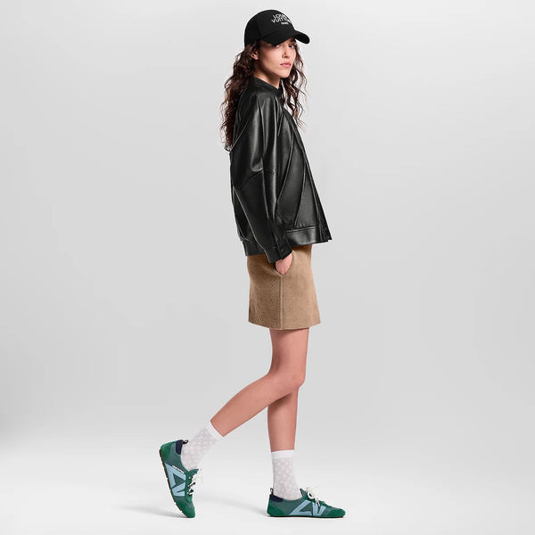 Luxury Green Designer Sneakers Stylish Comfort with Signature Details