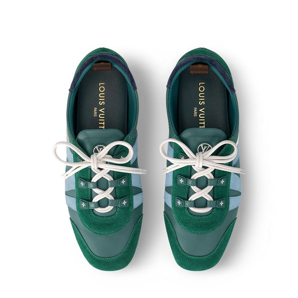 Luxury Green Designer Sneakers Stylish Comfort with Signature Details