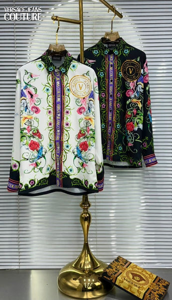 Premium Floral Print Designer Shirt Luxury Casual Wear