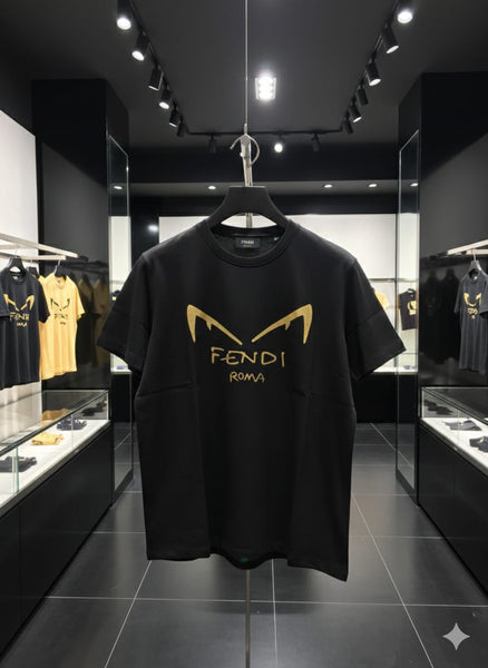 Imported Roma Black Graphic T-Shirt for Men Premium Casual Wear