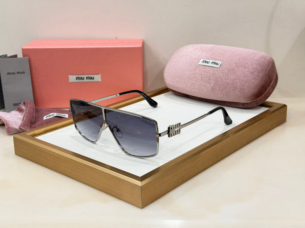 Stylish  Designer Rimless Sunglasses  Premium Gradient Lens Fashion Shades