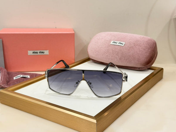 Stylish  Designer Rimless Sunglasses  Premium Gradient Lens Fashion Shades