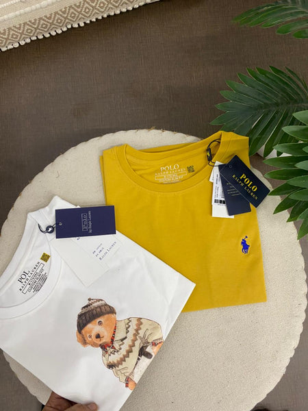 Premium  Polo Bear Graphic T-Shirt Collection for Women