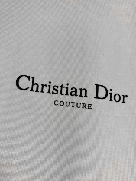 Premium White Floral Print  Branded Drop shoulder T-Shirt for Men