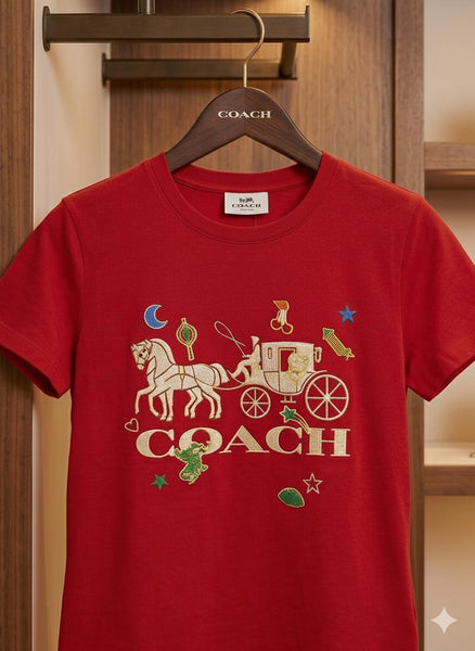 Trendy Red Graphic T-Shirt for Women  Premium Casual Wear with Stylish Print