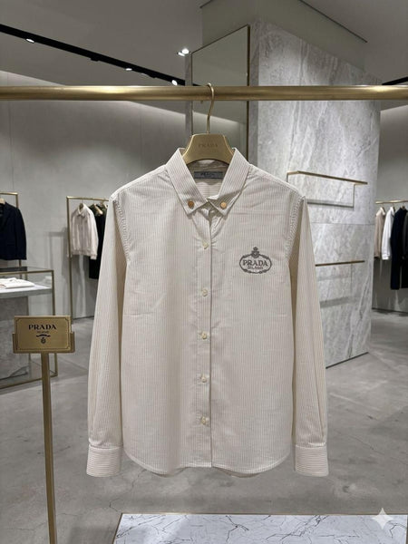 Imported Logo-Embroidered Shirt