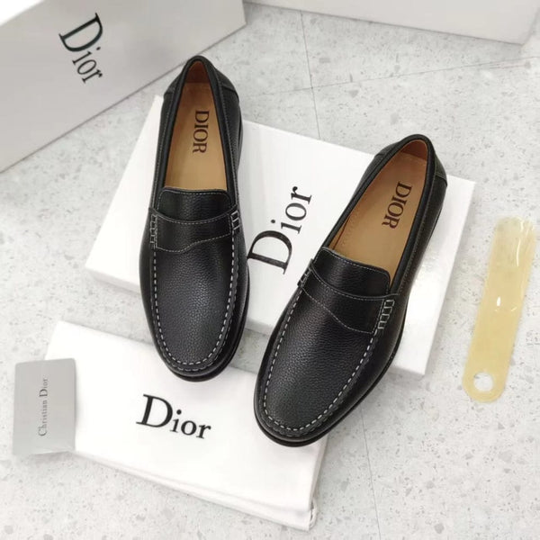 Premium Black Leather Loafers Classic Comfort Stylish Shoes