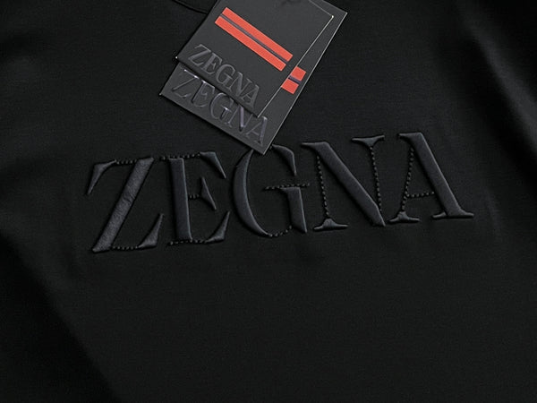 Premium Branded Embossed Logo T-Shirt  Luxury Minimal Style