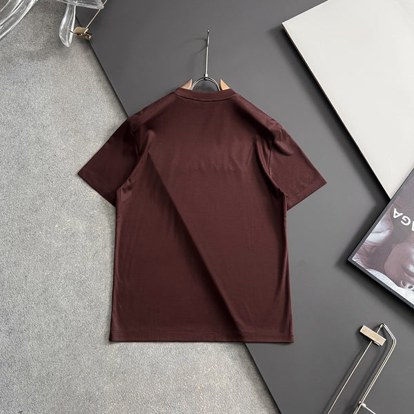 Premium Branded Embossed Logo T-Shirt  Luxury Minimal Style