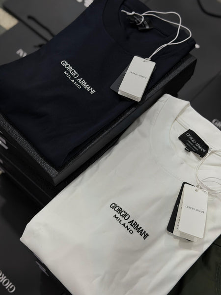 Premium Men’s T-Shirt Classic Solid Tees with Signature Logo