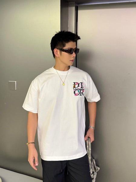 premium Designer  White  Oversized T-Shirt