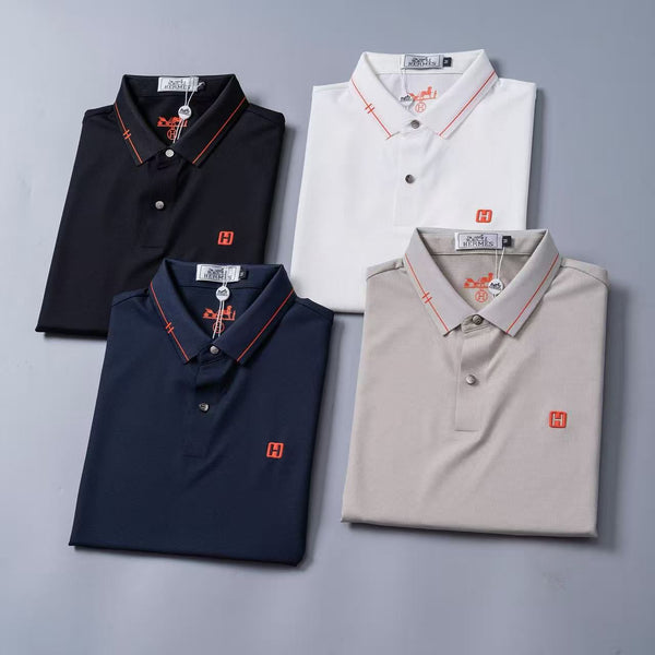 Men’s Premium Classic Polo T-Shirt With Initial Brand Logo