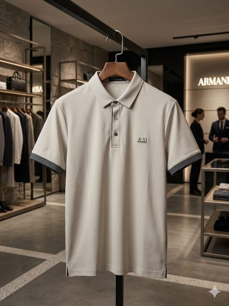 Premium Polo T-Shirt for Men Regular Fit Minimal Logo Design