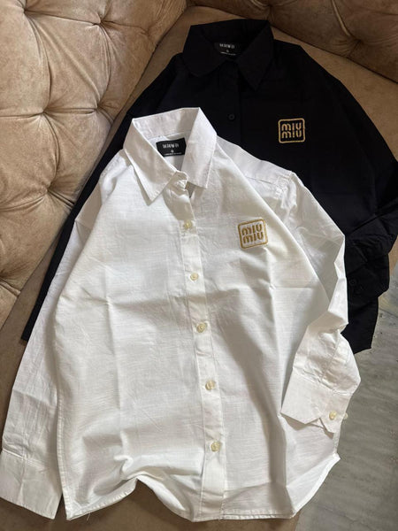 Premium Brand  Women’s  Casual Shirt With Embroidered Logo