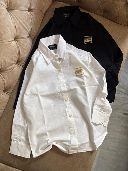 Premium Brand  Women’s  Casual Shirt With Embroidered Logo