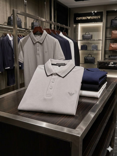 Classic Collar Half Sleeve Regular Fit Polo Shirt Elegant Everyday Wear