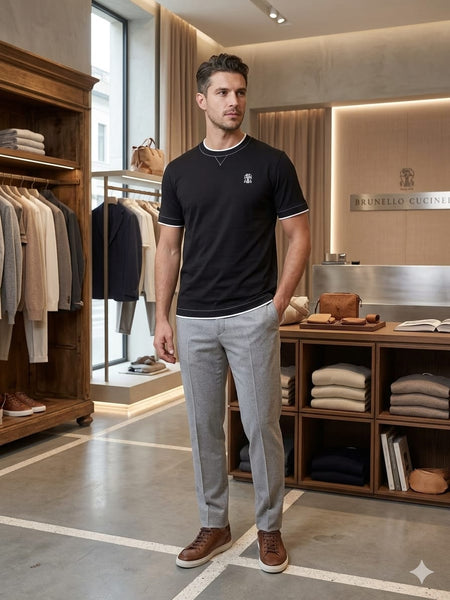 Classic Collar Half Sleeve Regular Fit Polo Tee Stylish Casual Summer Clothing