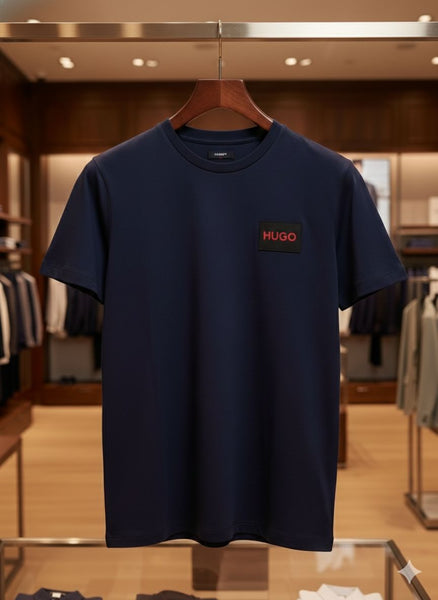 Premium Navy Blue Crew Neck T-Shirt
