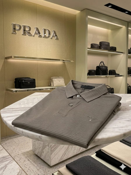 Premium Textured Polo T-Shirt for Men Elegant Taupe Edition