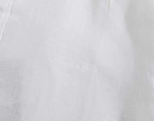 Luxury White Linen Shirt & Trouser Co-Ord Set for Men