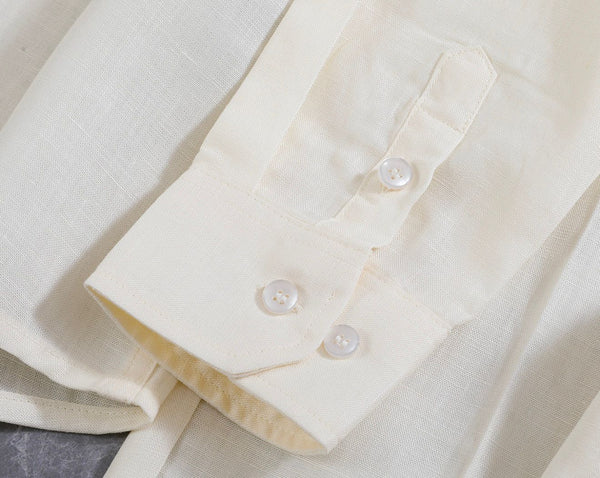 Classic Regular Fit Button-Up Full Sleeve Shirt with Matching Trousers