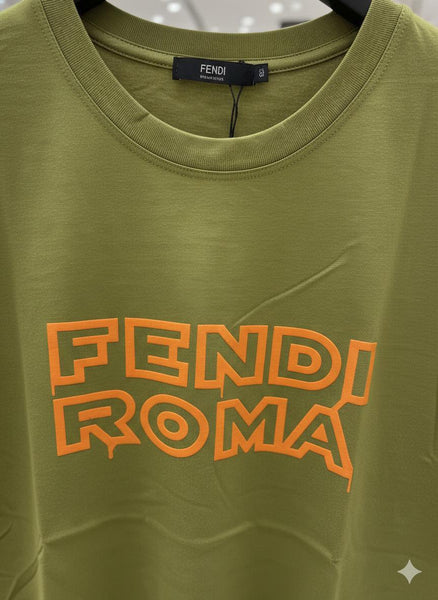 Women Exclusive  Olive Green Premium Logo T-Shirt