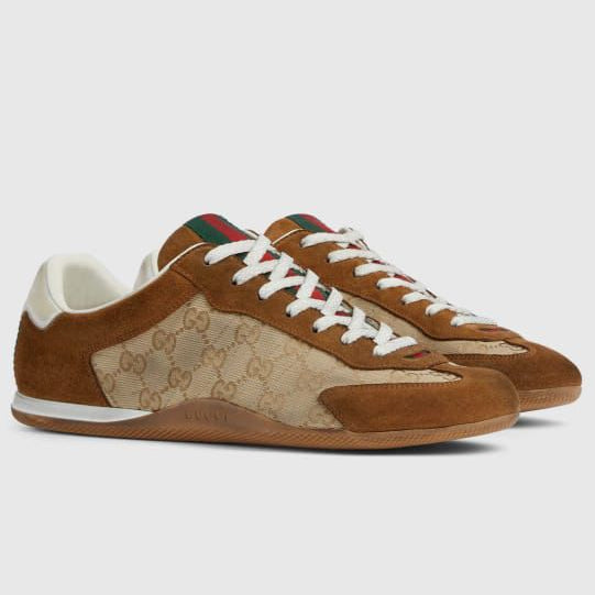 GG Canvas Luxury Sneakers – Premium Beige & Brown Designer Shoes