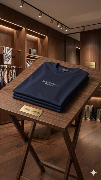 Luxury Regular Fit Crew Neck Casual Tee