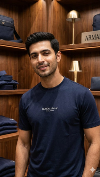 Luxury Regular Fit Crew Neck Casual Tee
