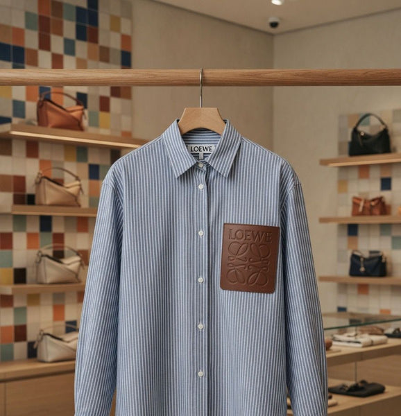 Women’s Premium Striped Button-Down  Elegant Long Sleeve Casual Shirt