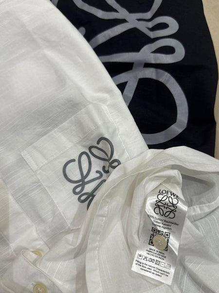 Women's Anagram Logo  Shirt Premium Casual Button-Down Top