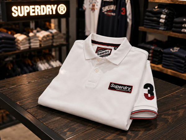 Premium White  Polo T-Shirt for Men Classic Casual Fit