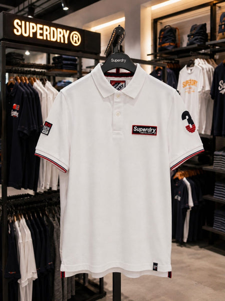 Premium White  Polo T-Shirt for Men Classic Casual Fit