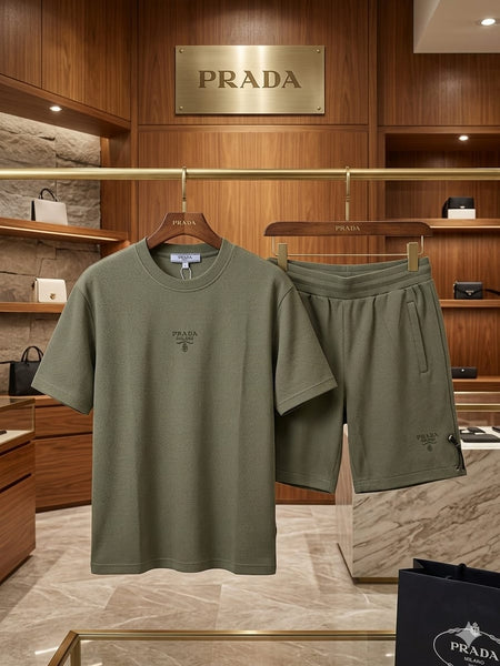 Green Premium Co-Ord T-Shirt & Shorts Set