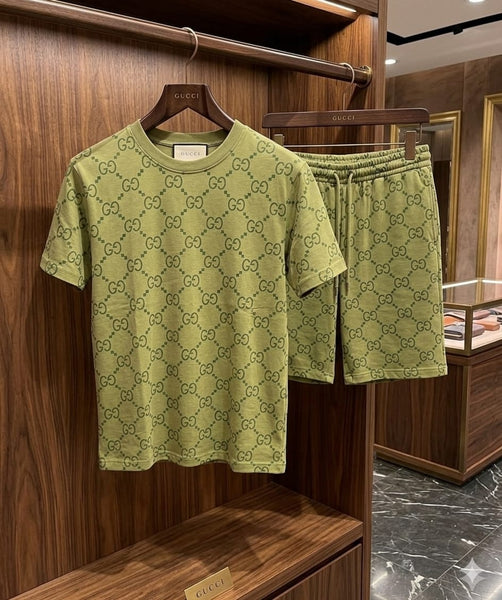 Luxury Casual Matching T-Shirt & Shorts Set