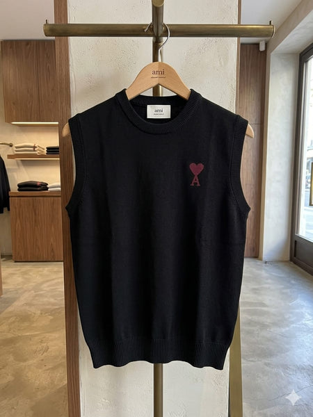 Luxury Black Summer Sleeveless T-Shirt