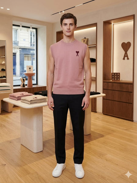 Luxury Minimalist Sleeveless Fashion Tee