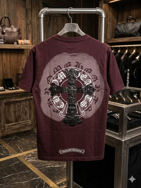 Premium Maroon  T-Shirt – Stylish Casual Streetwear for Men