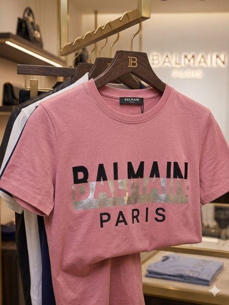 Women’s Premium Pink Logo T-Shirt Elegant Casual Wear