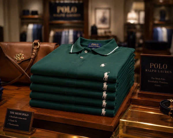 Branded Premium Dark Green Polo T-Shirt for Men