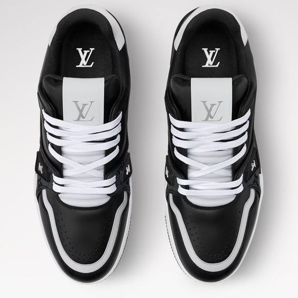 Premium Branded  Trainer Sneaker  Black & White Luxury Edition
