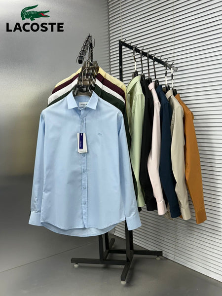 Men's Premium Solid Formal Shirt Classic Fit Long Sleeve Button-Down