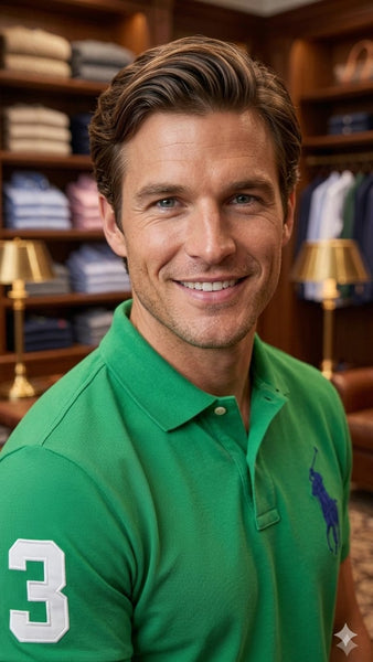 Classic Green Polo T-Shirt – Smart Casual Essential