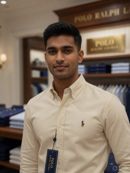 Premium Yellow Oxford Formal Shirt for Men