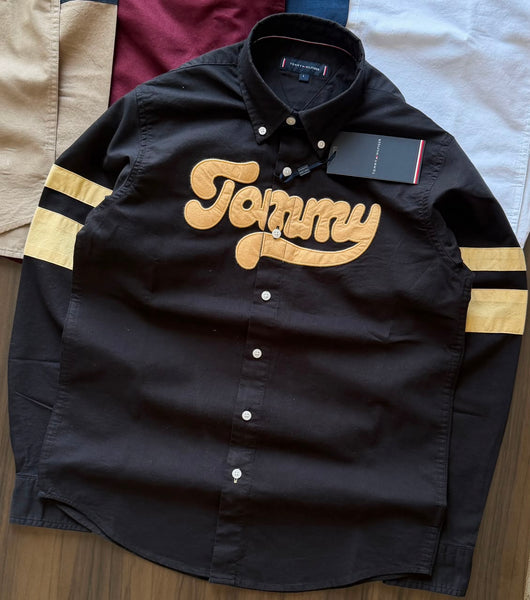 Exclusive Embroidered Logo  Shirt Premium Casual Button-Down Collection