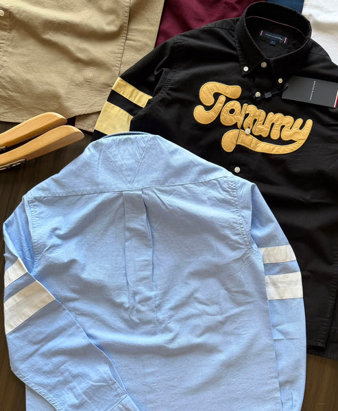 Exclusive Embroidered Logo  Shirt Premium Casual Button-Down Collection