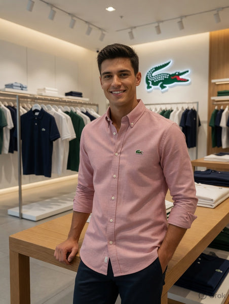 Luxury Brand Classic Pink  Shirt for Men