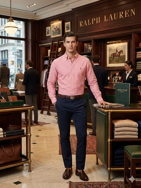 Exclusive  Premium Everyday Wear Pink Shirt For Men
